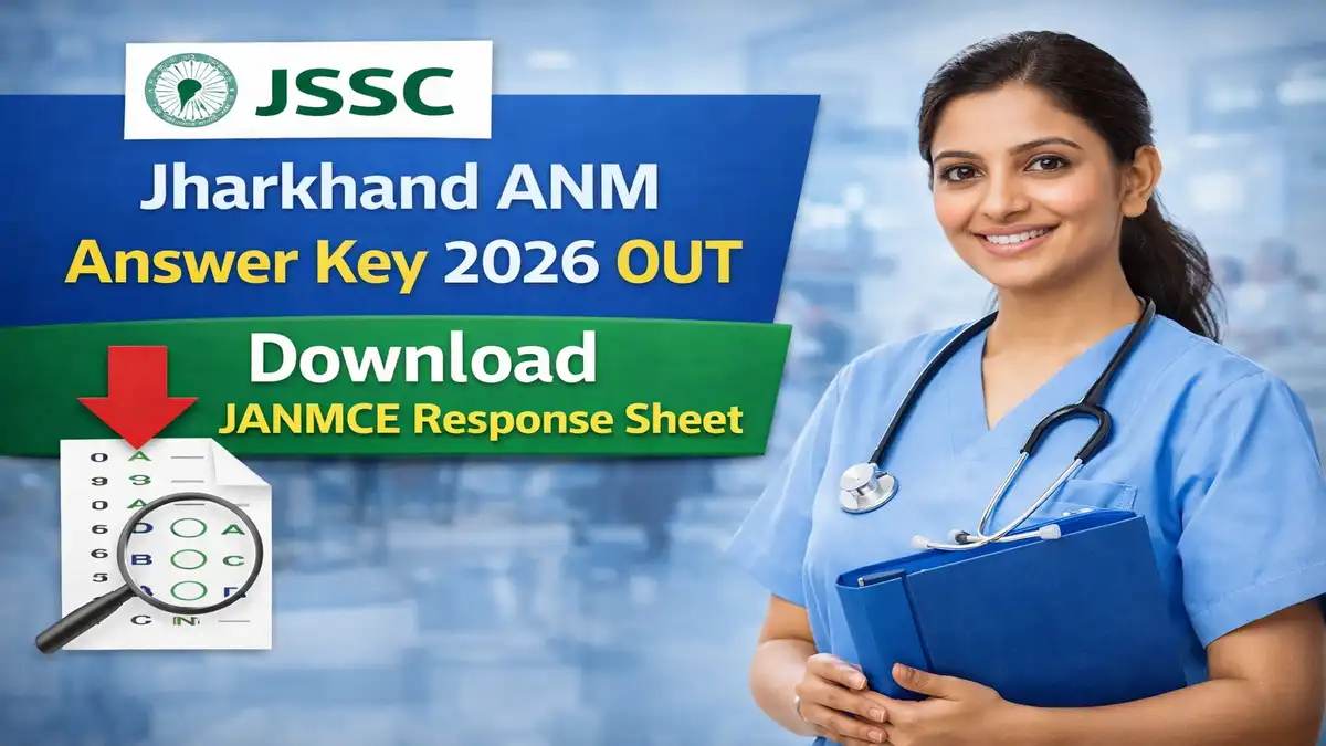 JSSC Jharkhand ANM Answer Key 2026