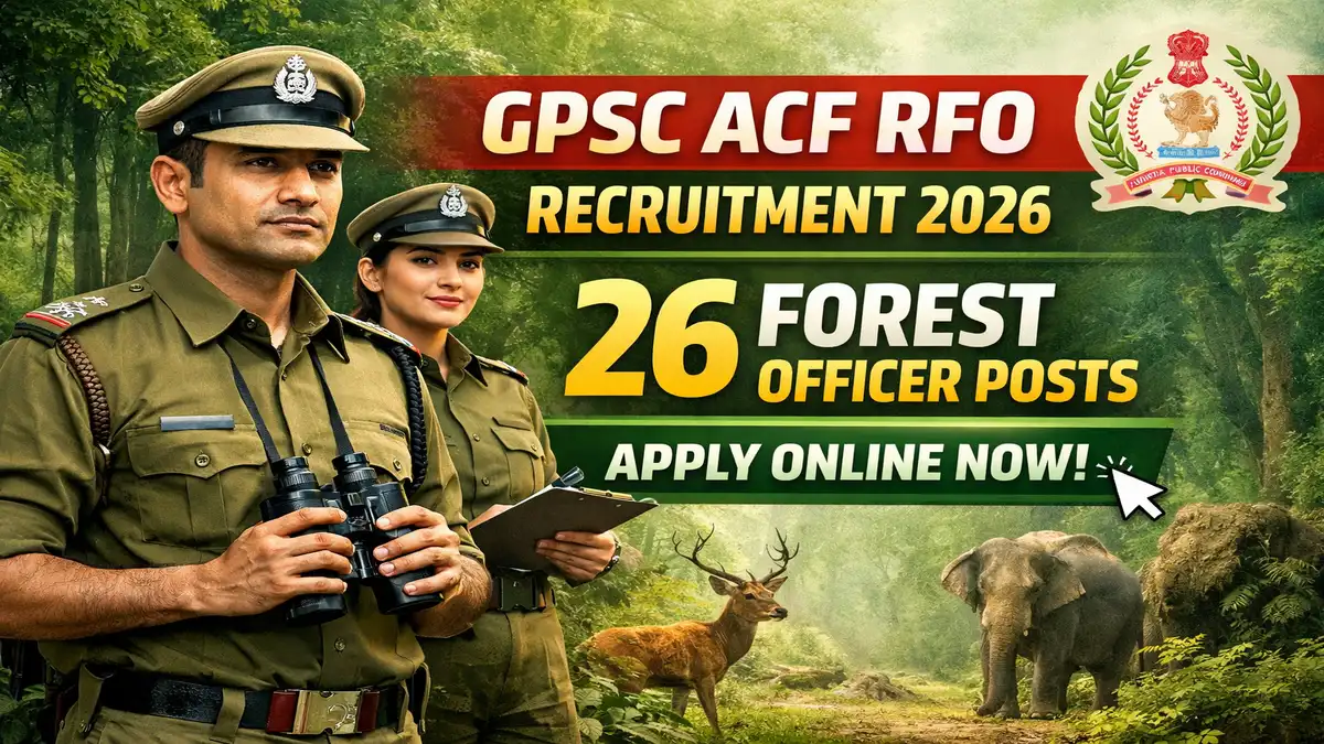 GPSC ACF RFO Recruitment 2026