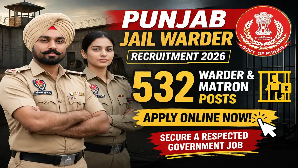 Punjab Jail Warder Recruitment 2026