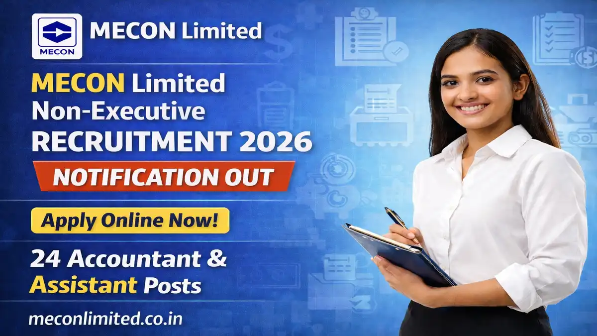 MECON Non-Executive Recruitment 2026