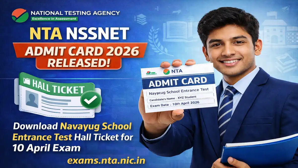 NTA NSSNET Admit Card 2026