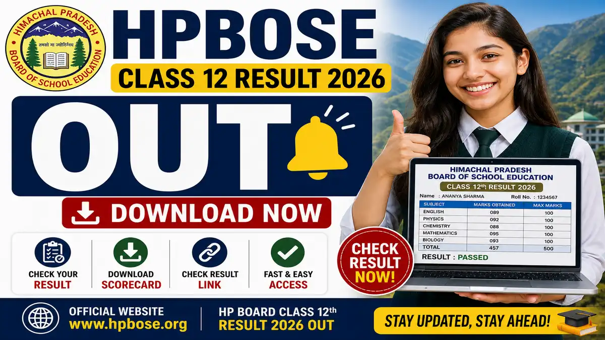 HPBOSE Class 12 Result 2026