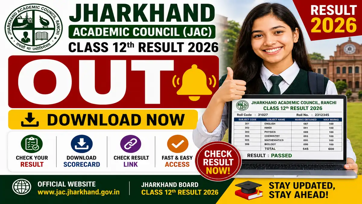 Jharkhand JAC 12th Result 2026