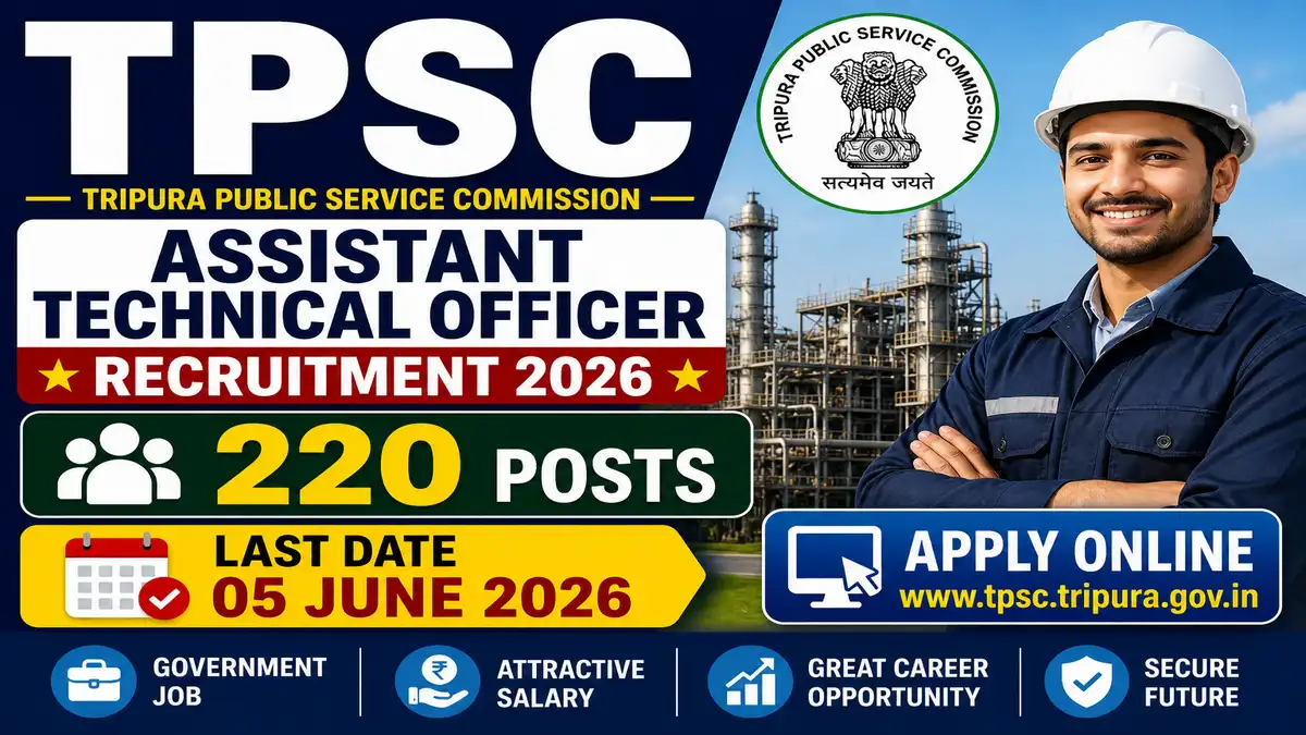 TPSC Assistant Technical Officer Recruitment 2026