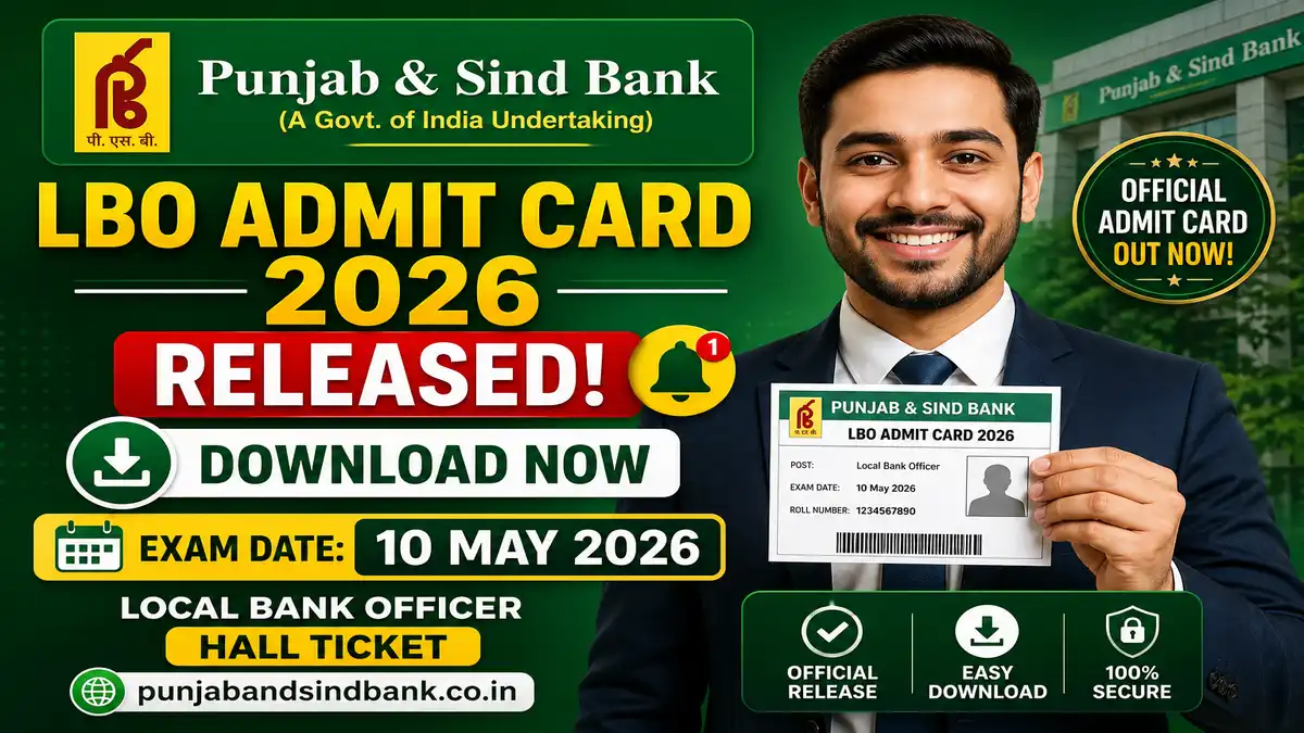 Punjab & Sind Bank LBO Admit Card 2026