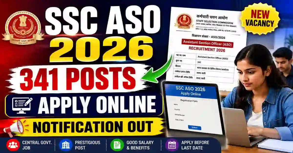 SSC ASO Recruitment 2026