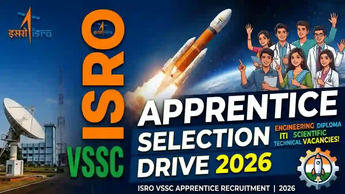 ISRO VSSC Apprentice Selection Drive 2026