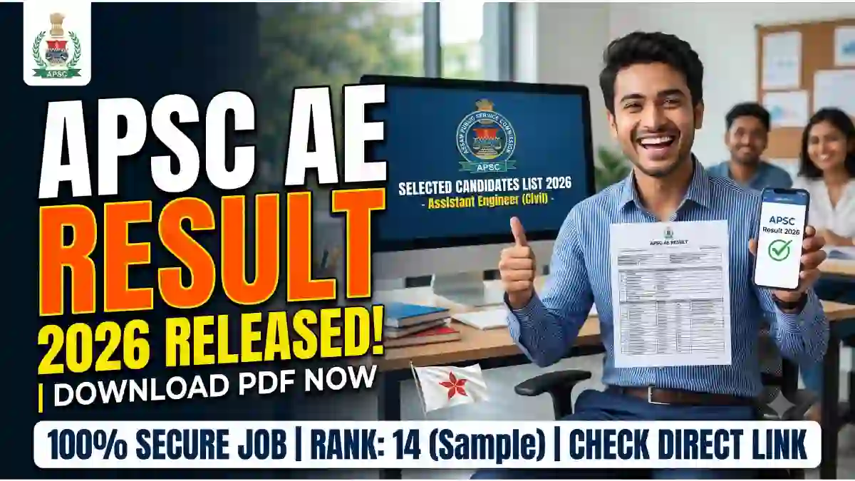 APSC AE Result 2026 Released