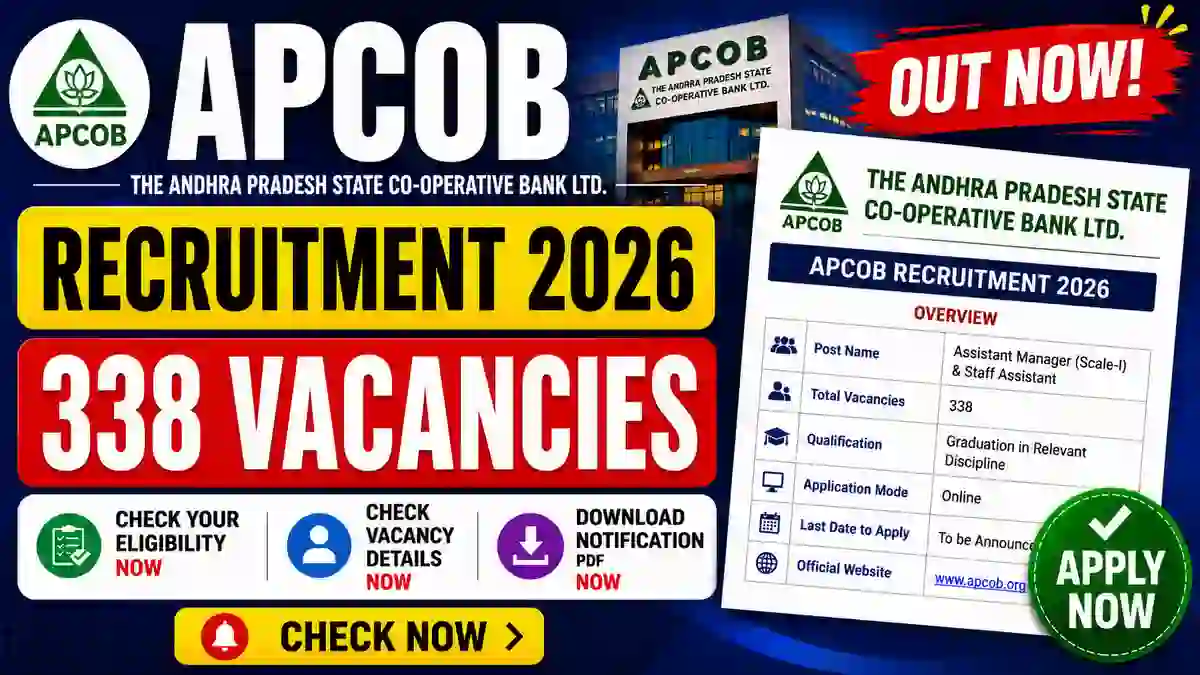 APCOB Recruitment 2026