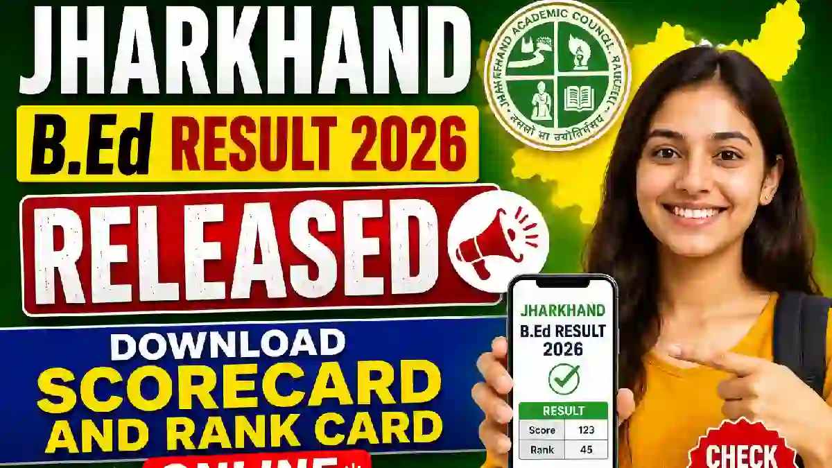 Jharkhand B.Ed Result 2026