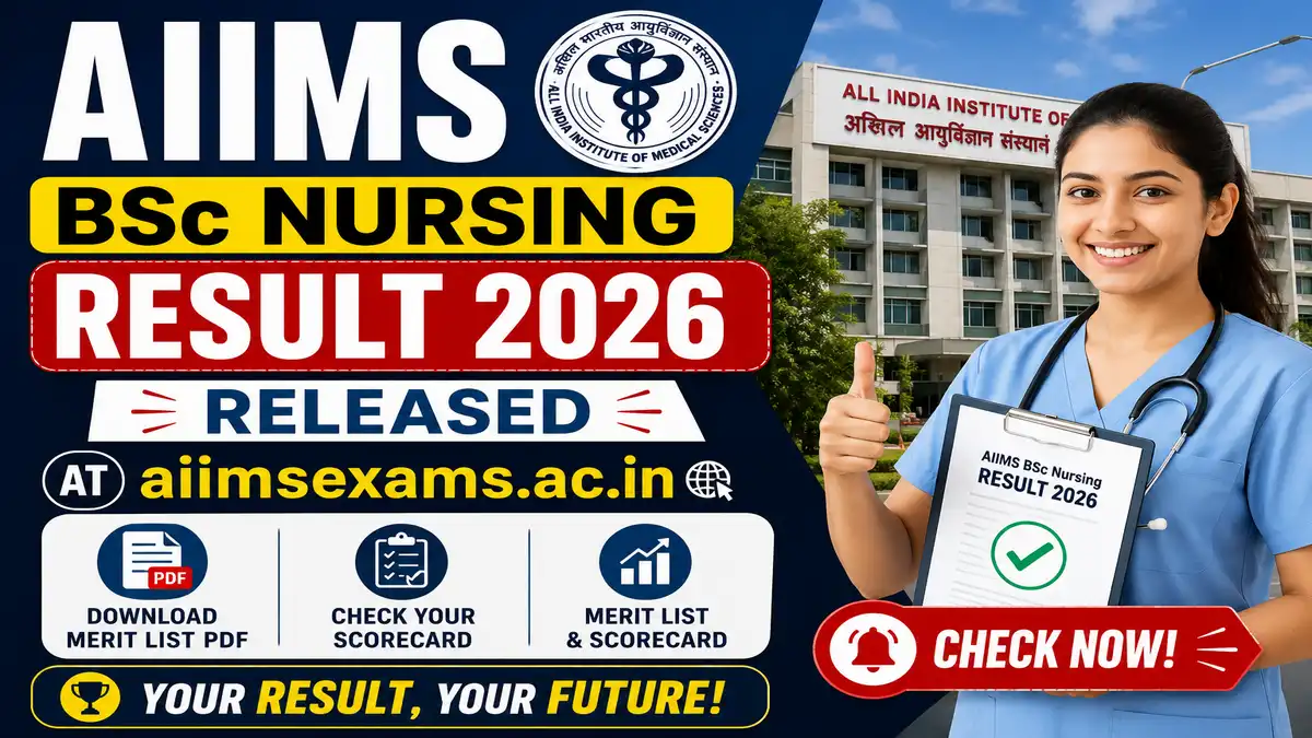 AIIMS BSc Nursing Result 2026 Released