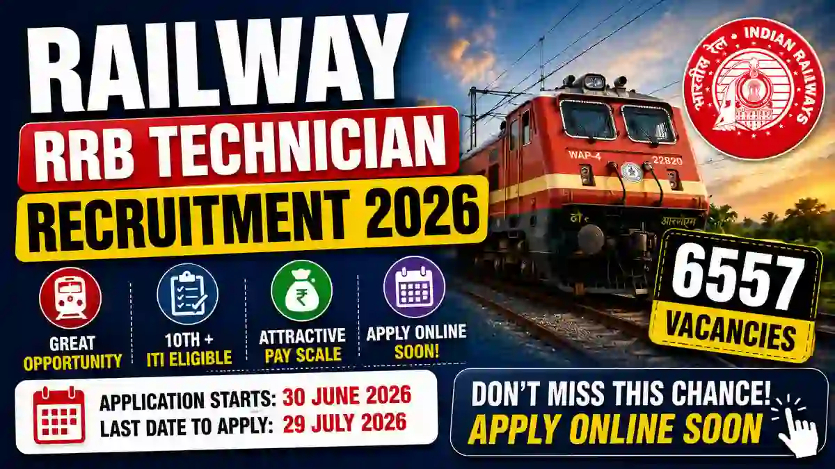Railway RRB Technician Recruitment 2026