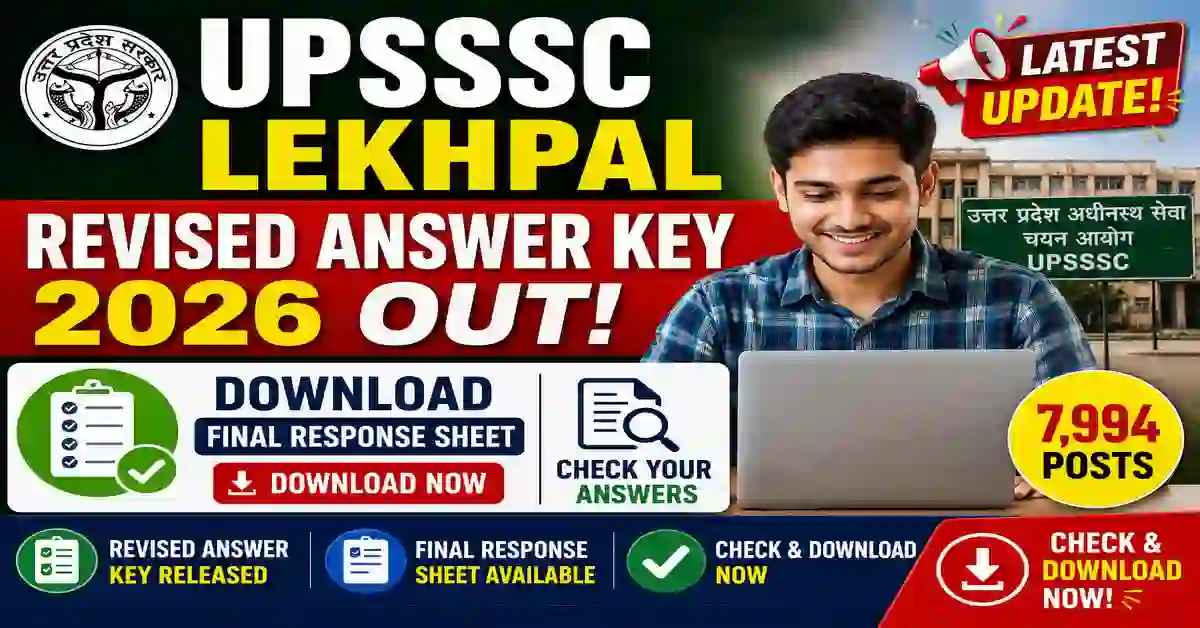 UPSSSC Lekhpal Revised Answer Key 2026