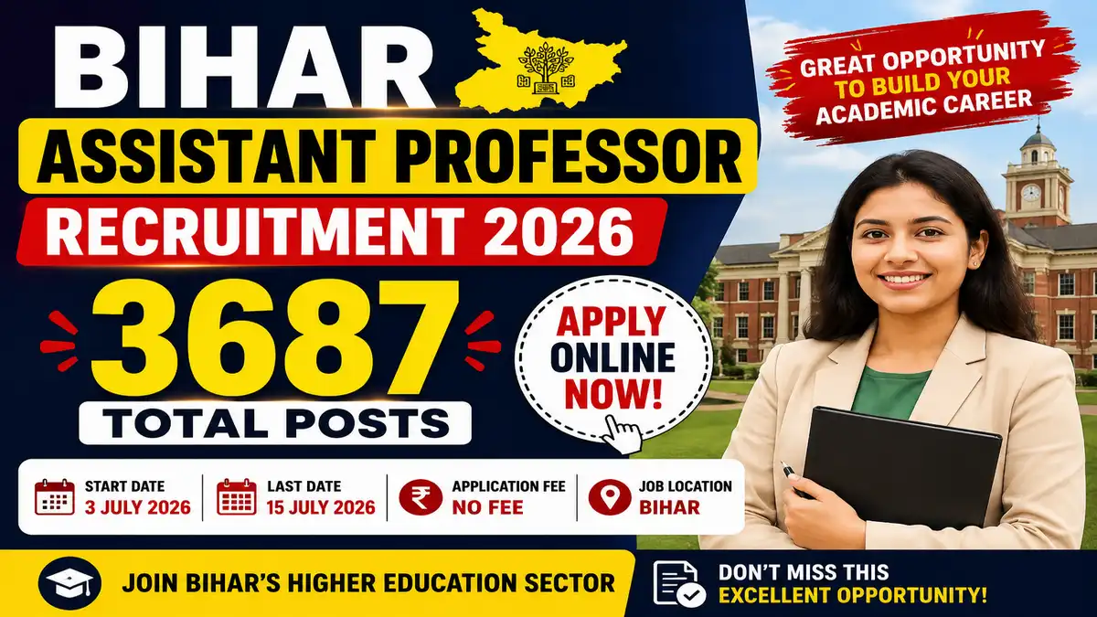 Bihar Assistant Professor Recruitment 2026